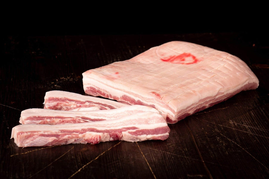 Bio-Schweinebauch – Originalfoto aus unserem Sortiment