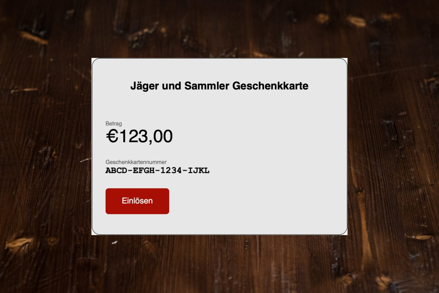Digitaler Gutschein - Freiland Bio Metzger Jäger und Sammler - Freiland Bio Fleisch - Artgerechte Haltung