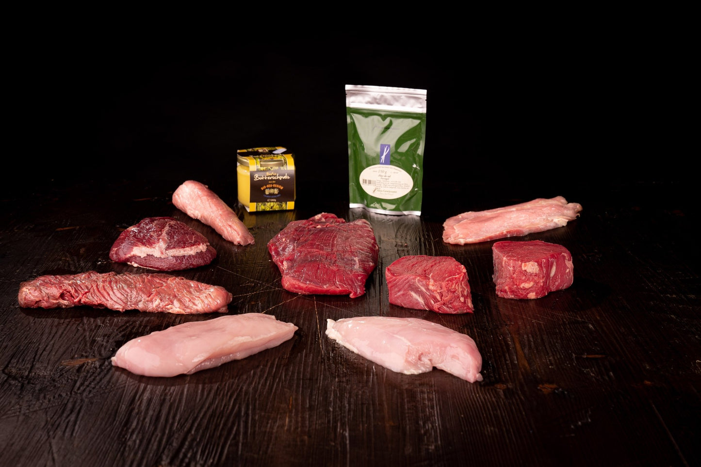 Premiumpaket (9-10 Mahlz.) - Freiland Bio Metzger Jäger und Sammler - Freiland Bio Fleisch - Artgerechte Haltung