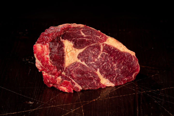 Ribeye mit Fettauge und Marmorierung
