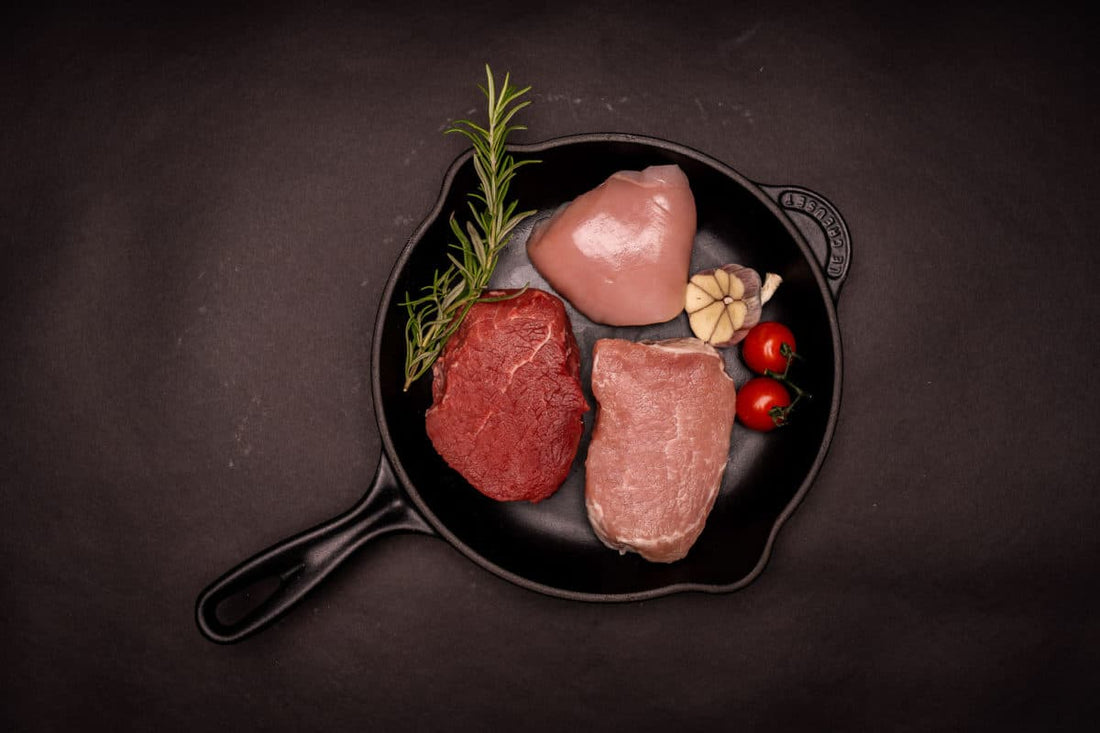 Metzgerpaket ohne Schwein und Lamm