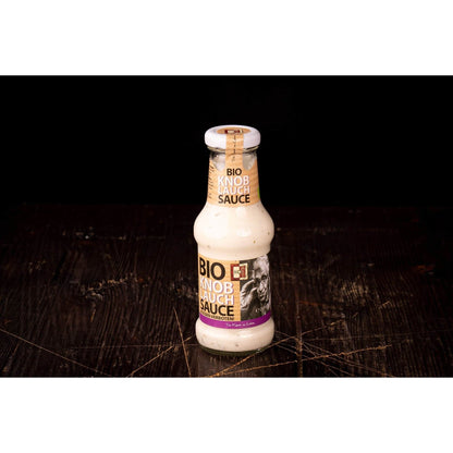 BIO Knoblauch Sauce - Freiland Bio Metzger Jäger und Sammler - Freiland Bio Fleisch - Artgerechte Haltung