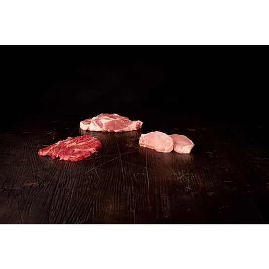 Grillpaket II (4 Pers.) - Freiland Bio Metzger Jäger und Sammler - Freiland Bio Fleisch - Artgerechte Haltung