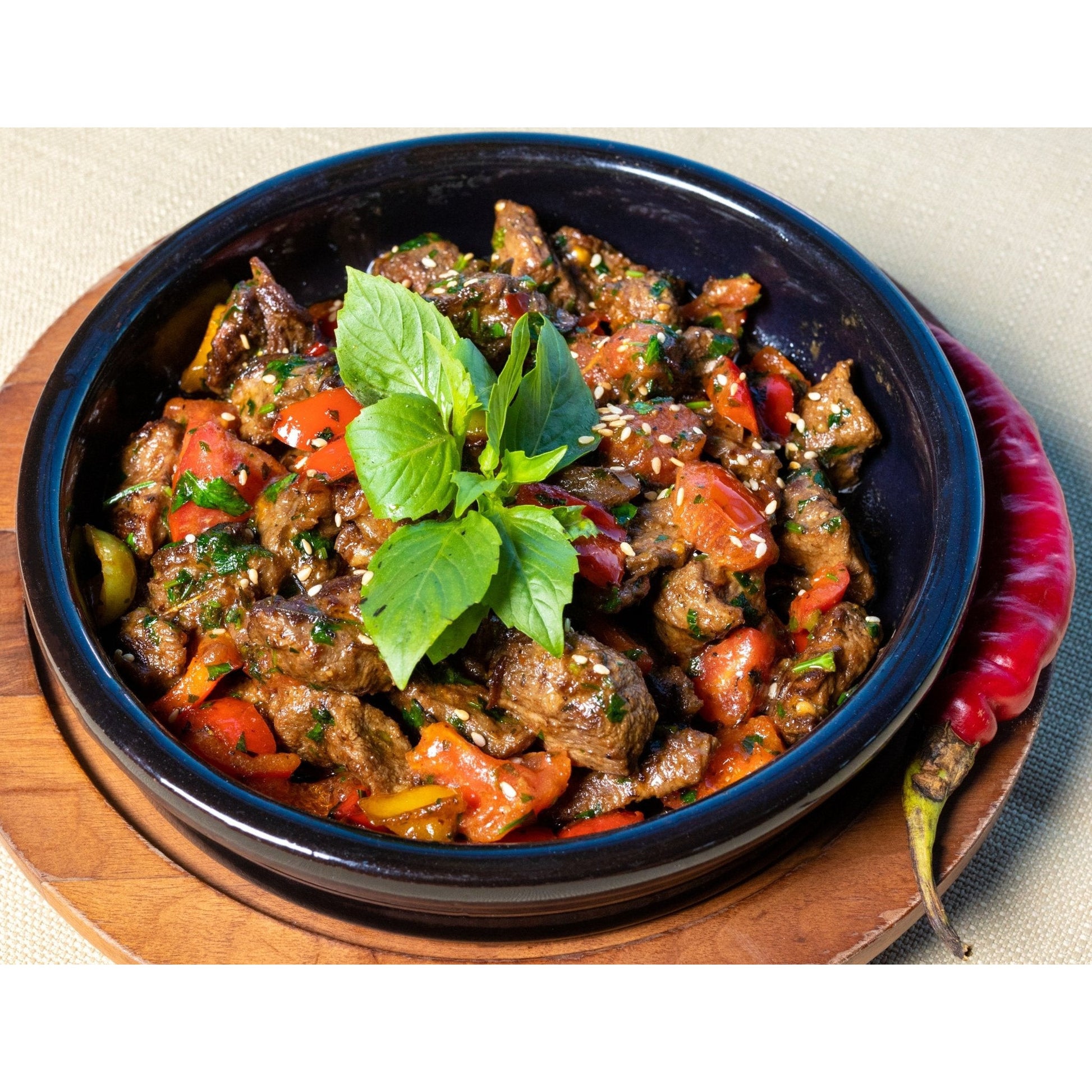 Gulasch vom Schwein - Freiland Bio Metzger Jäger und Sammler - Freiland Bio Fleisch - Artgerechte Haltung