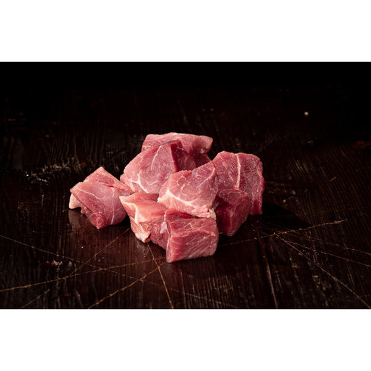 Gulasch vom Schwein - Freiland Bio Metzger Jäger und Sammler - Freiland Bio Fleisch - Artgerechte Haltung