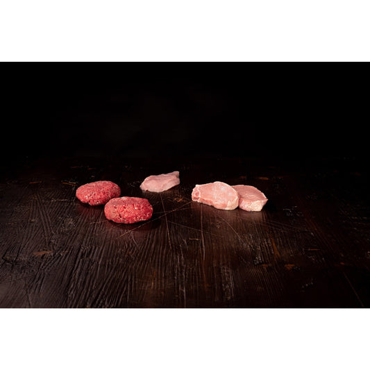 Probierpaket (3-4 Pers.) - Freiland Bio Metzger Jäger und Sammler - Freiland Bio Fleisch - Artgerechte Haltung