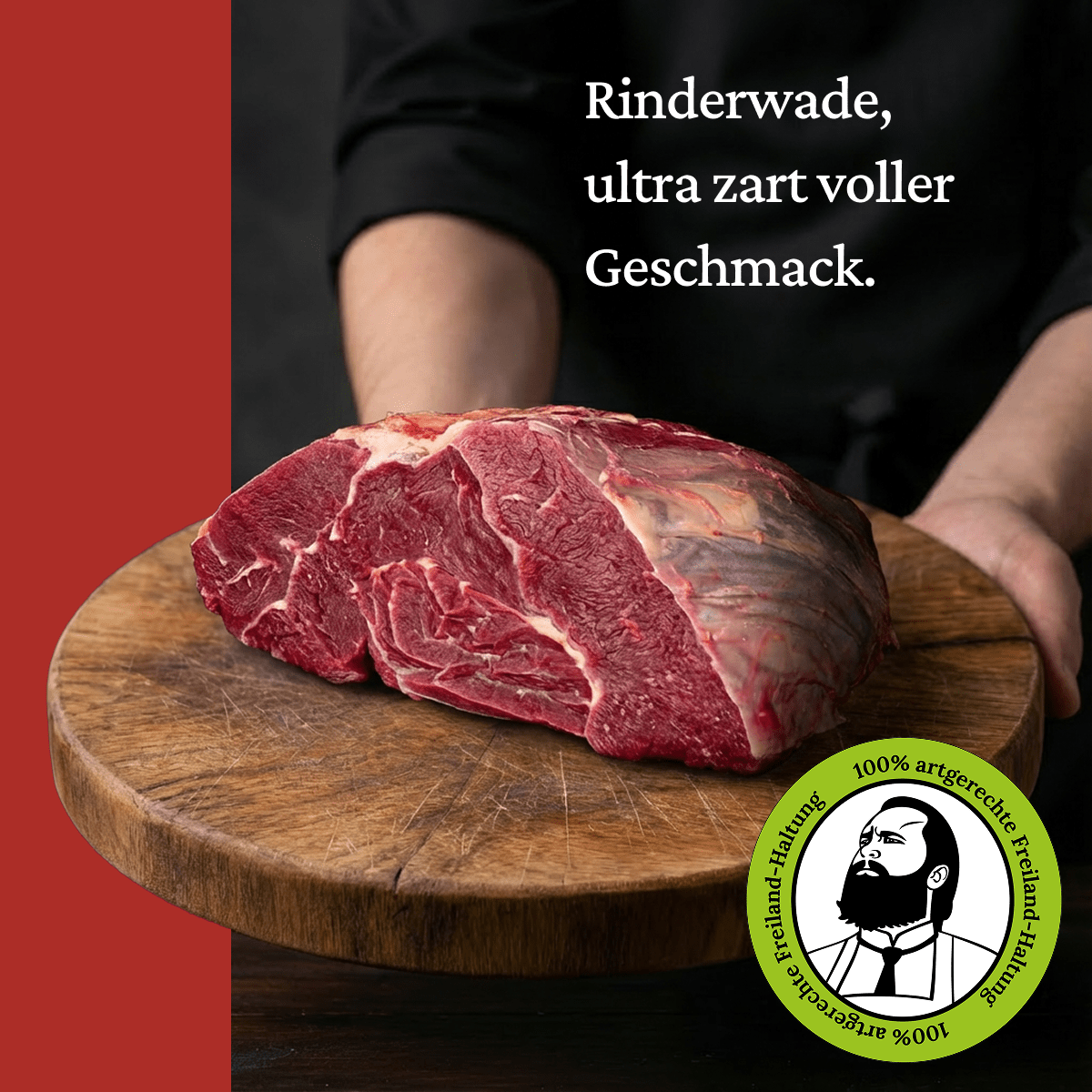Rinderwade - Freiland Bio Metzger Jäger und Sammler - Freiland Bio Fleisch - Artgerechte Haltung