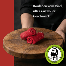 Rouladen vom Rind - Freiland Bio Metzger Jäger und Sammler - Freiland Bio Fleisch - Artgerechte Haltung