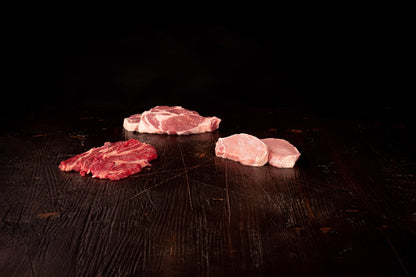 Grillpaket II (4 Pers.) - Freiland Bio Metzger Jäger und Sammler - Freiland Bio Fleisch - Artgerechte Haltung