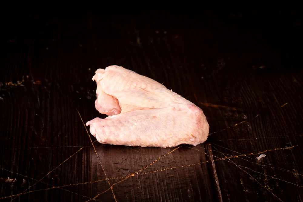 Originalfoto Hähnchenflügerl – Form und Struktur des Zuschnitts